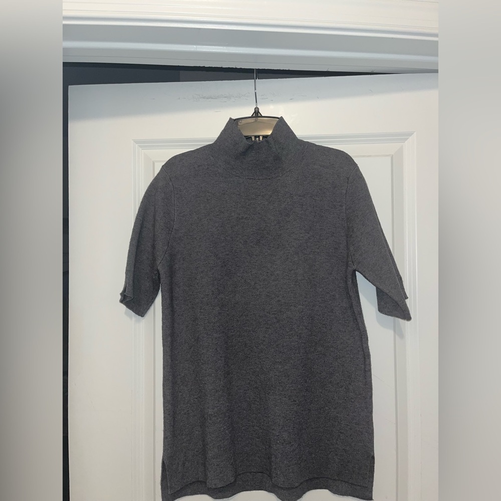 Zara Knit Heather Gray Knit Cardigan